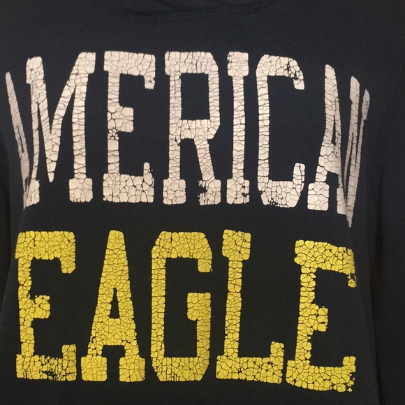 American Eagle Navy Hoodie - Picture 4 of 5
